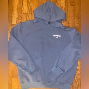 White fox hoodie